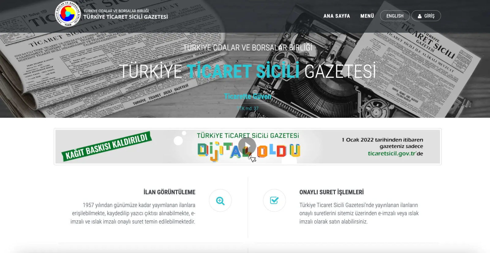 Ticaret Sicil Gazetesi